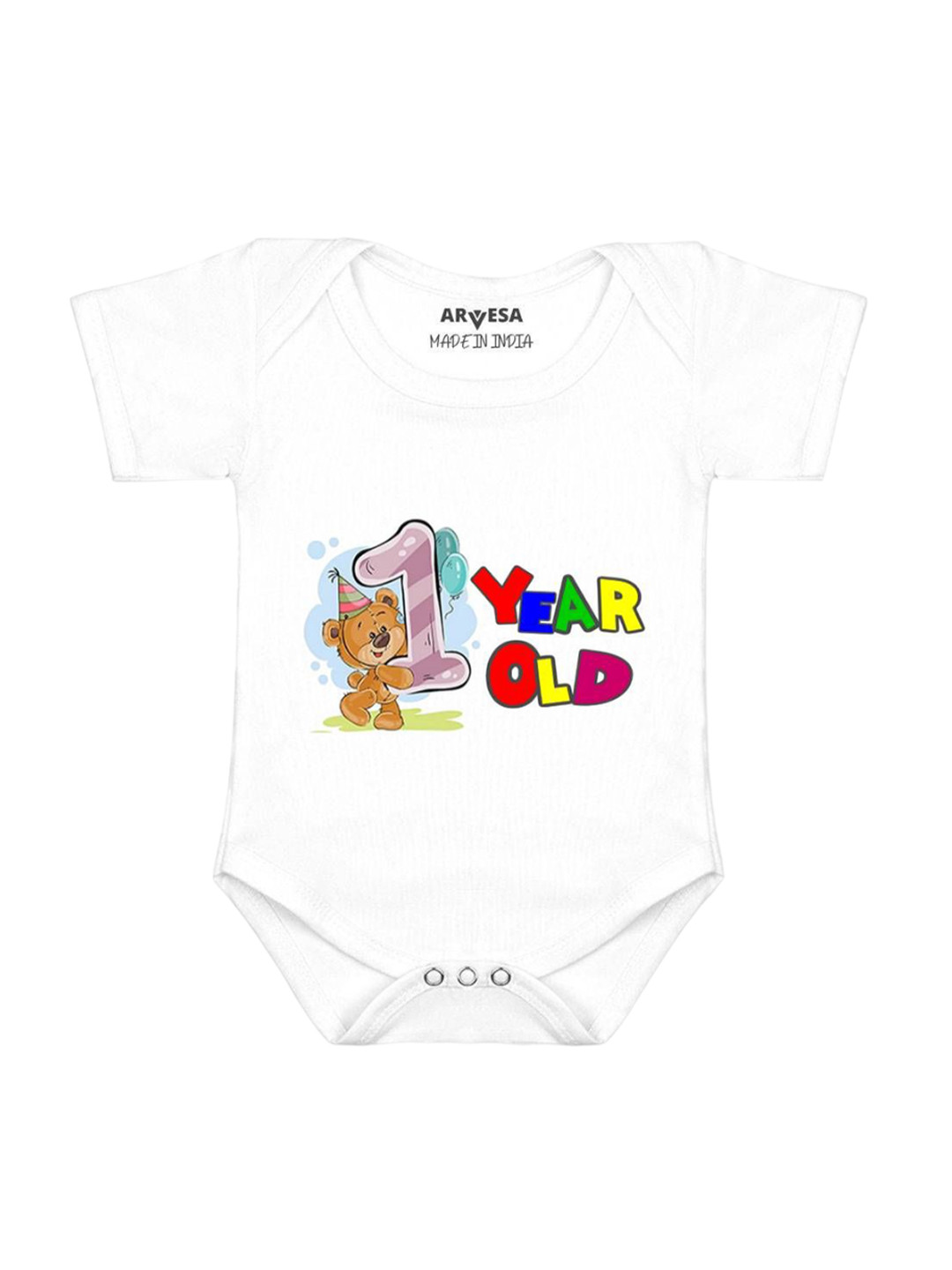 Arvesa Kids Infants Printed Short Sleeve Bodysuit