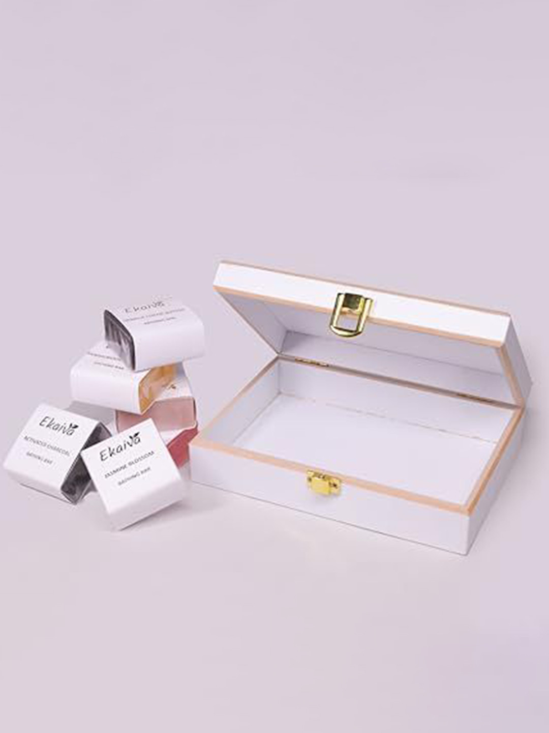 EKAIVA ORGANICS Set of 6 Luxurious Ammonia-Free Mini Bathing Bar Gift Set - 50 g Each