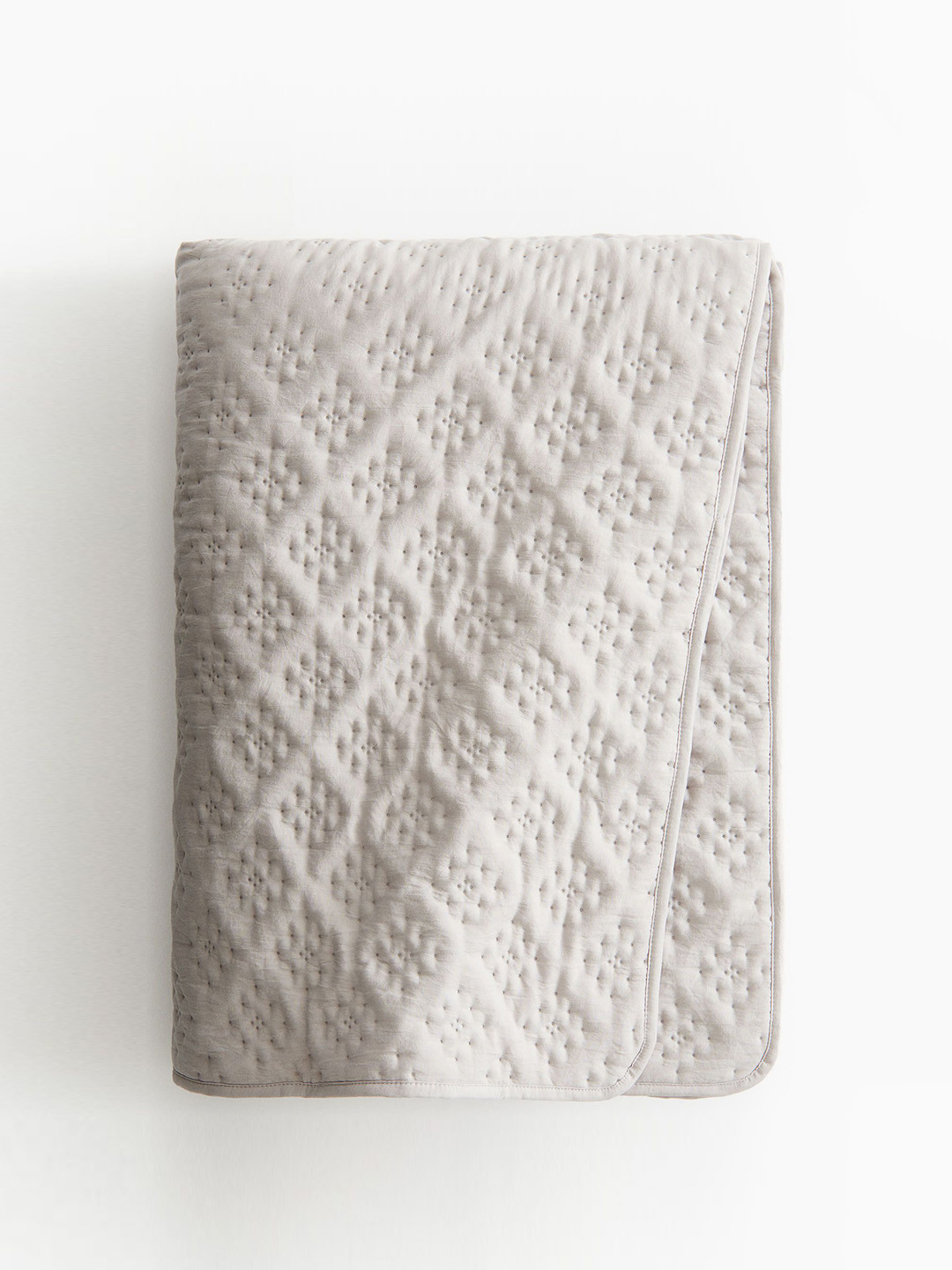 H&M Beige Quilted Bedspread