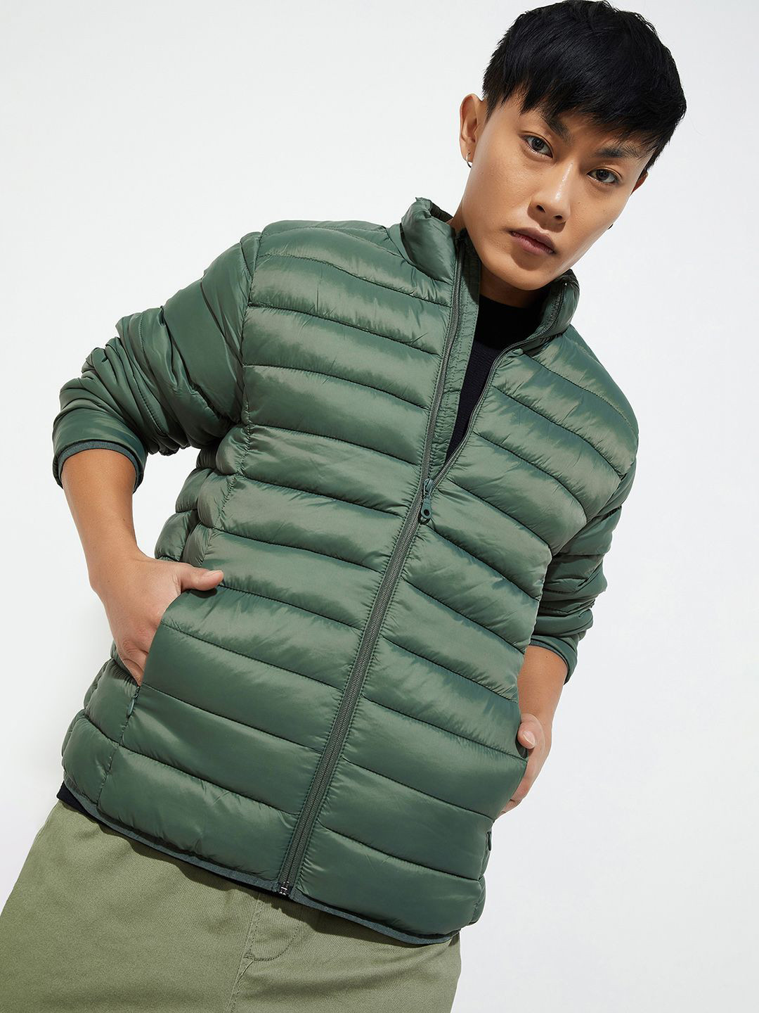 Max Urb_N Men Quilted Packable Puffer Jacket