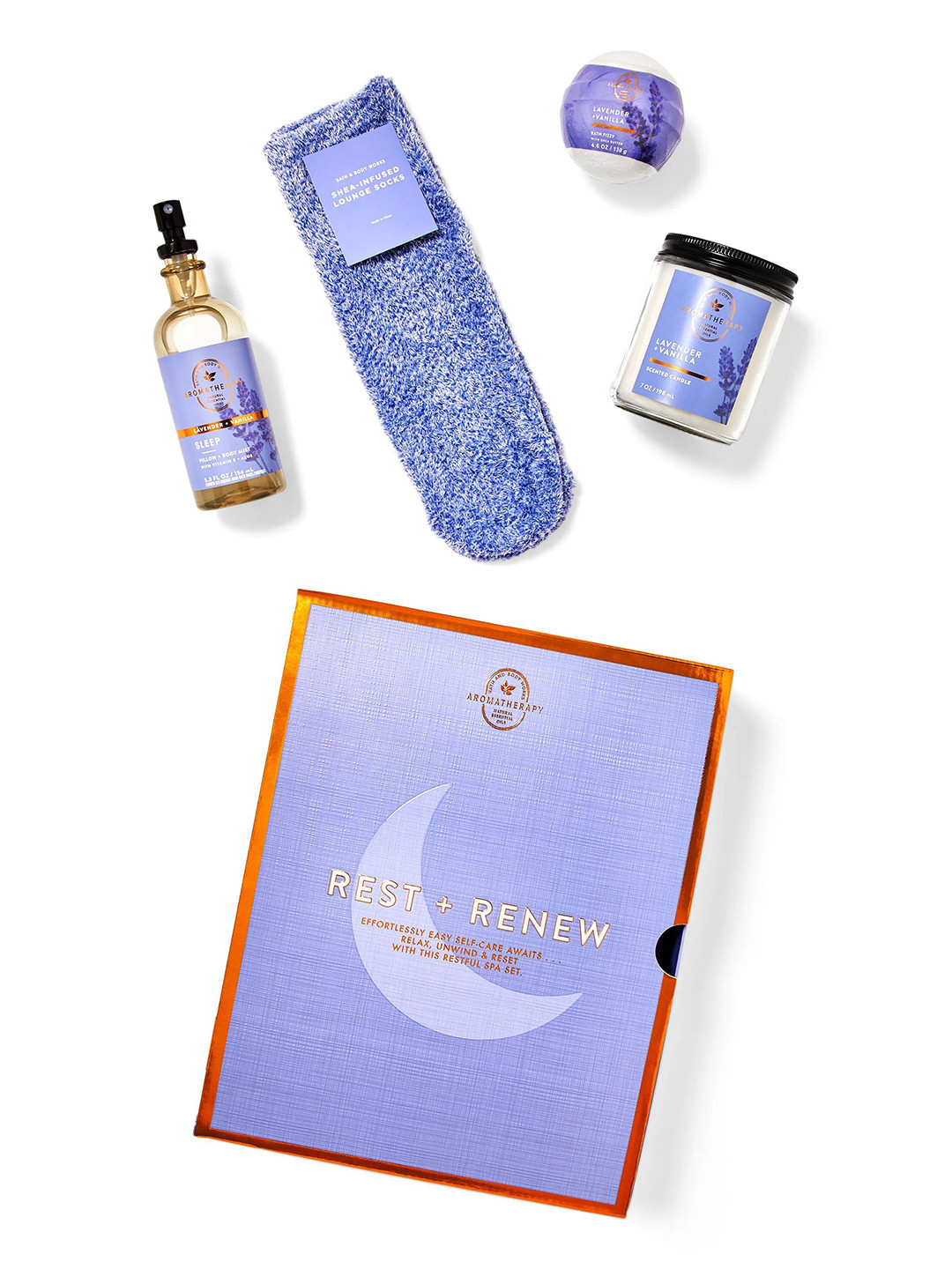 Bath & Body Works Lavender Vanilla Spa Gift Set