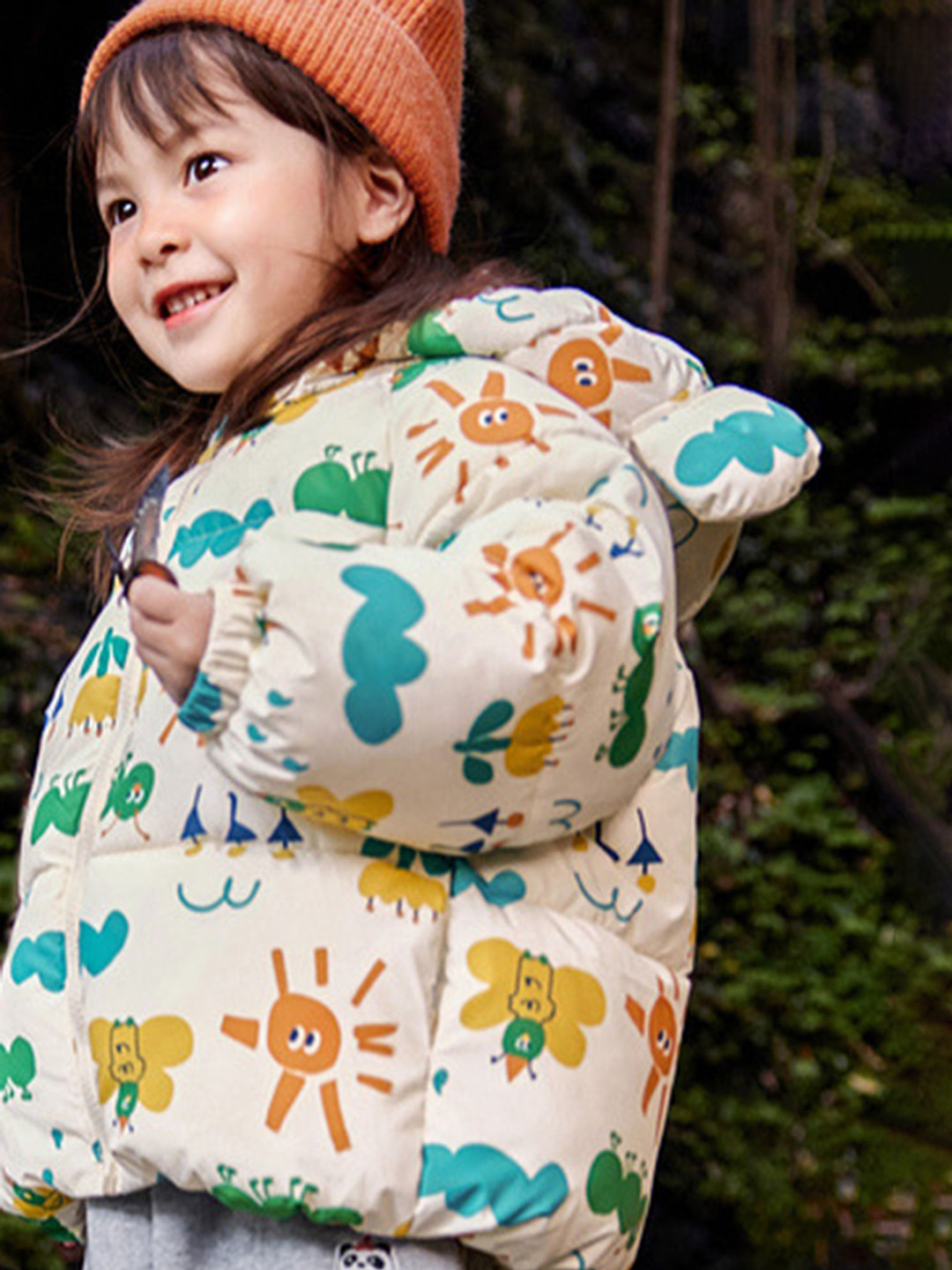 LULU & SKY Unisex Kids without Crop Denim Jacket with Patchwork