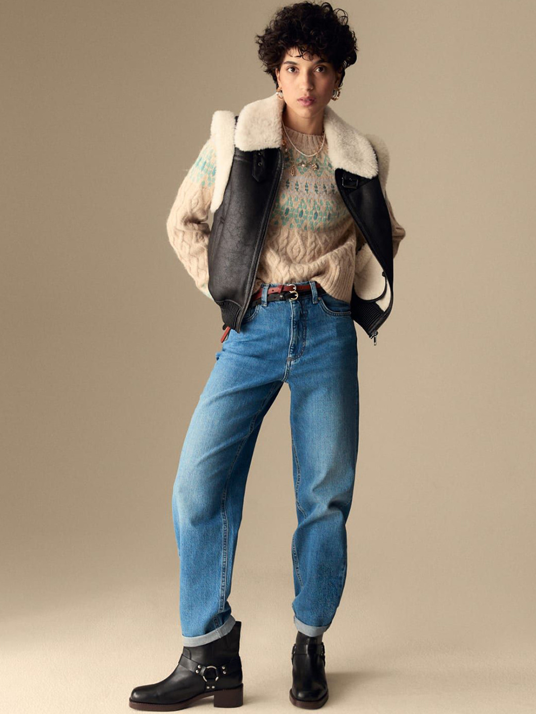 Marks & Spencer Autograph Women Mid Rise Low Distress Light Fade Jeans