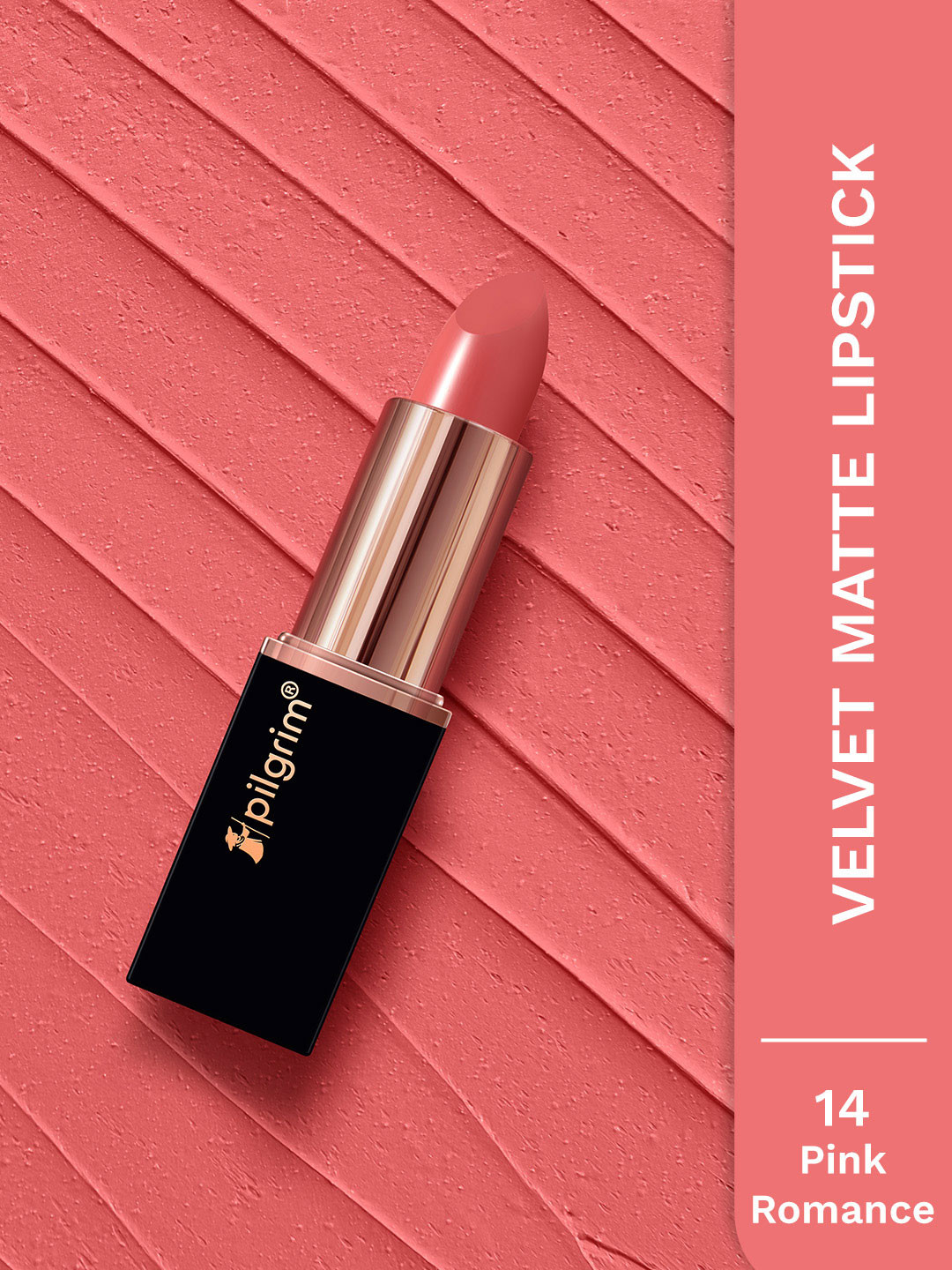 Pilgrim Matte Bullet Intense Colour Transferproof & Smudgeproof Lipstick - Pink Romance 14