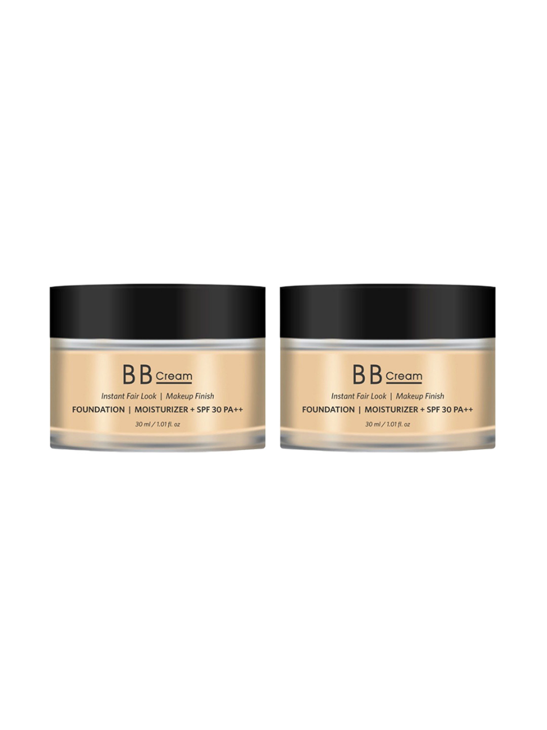 L'AVENOUR Set Of 2 BB Cream With SPF 30 PA++ For Instant Fair Look- 30 ml Each