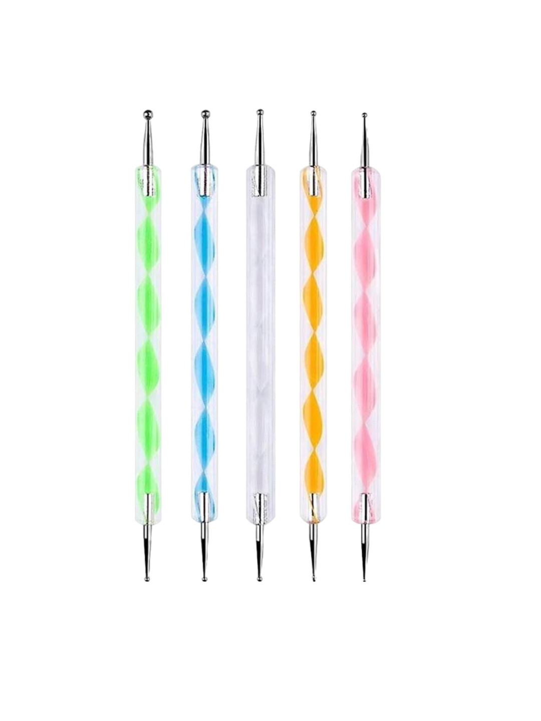 Scheibe Set Of 5 Nail Art Dotting Pens