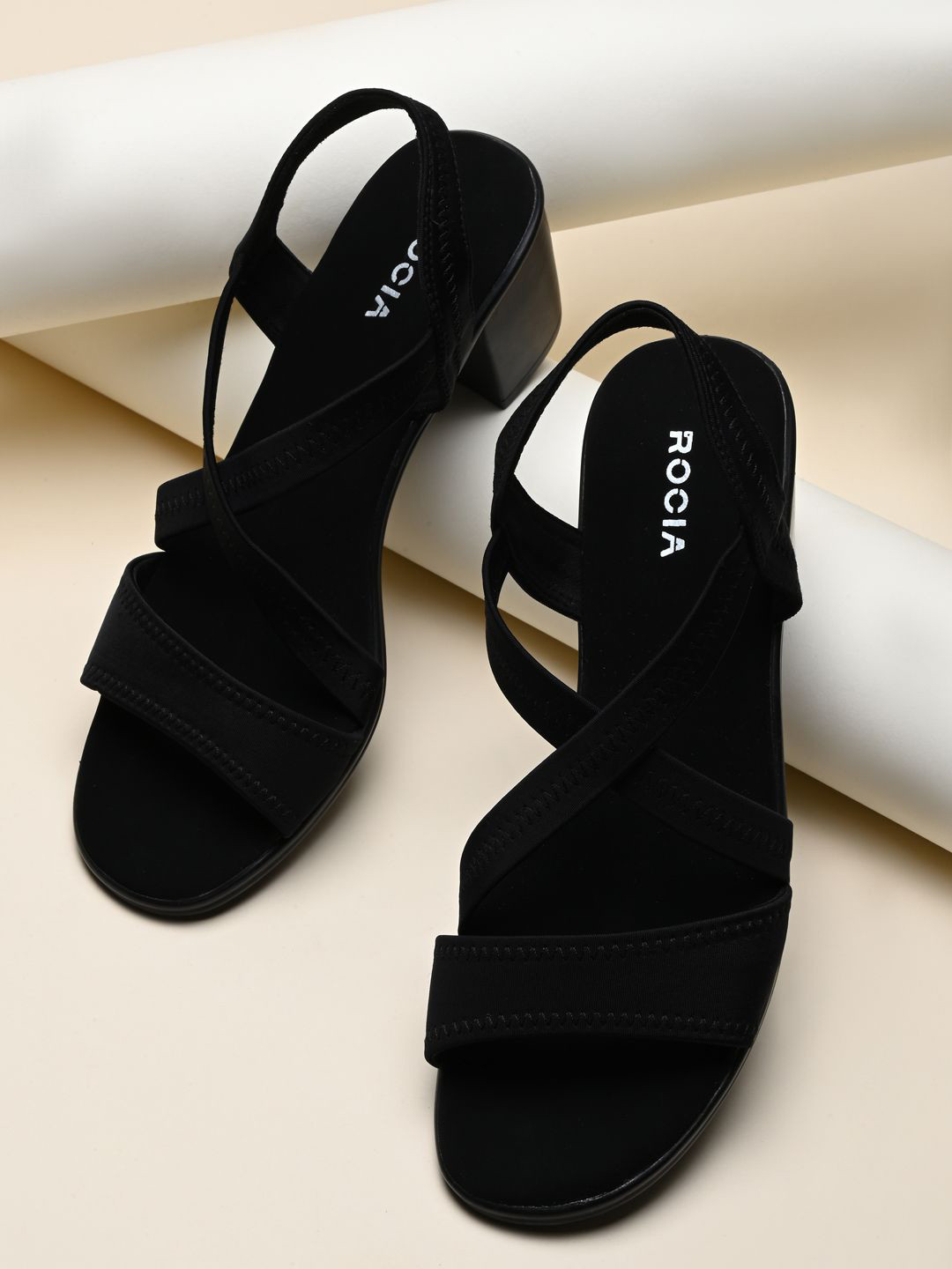 Rocia Women Comfort Strappy Block Sandals