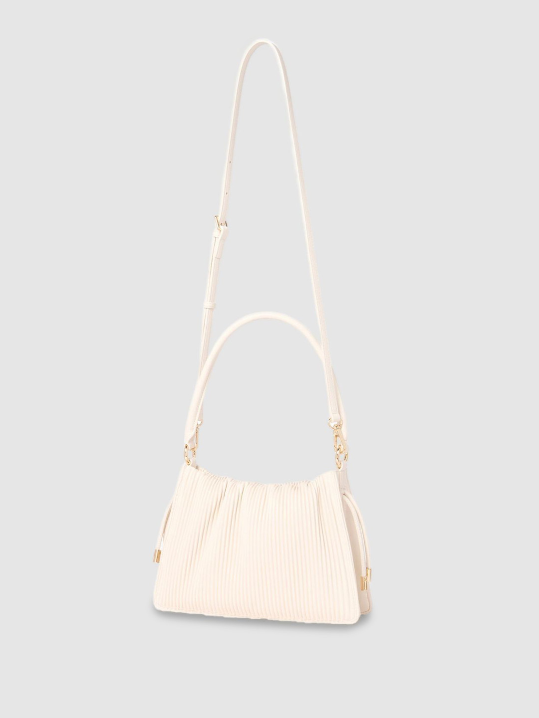 Forever New PU Structured Handheld Bag with Fringed