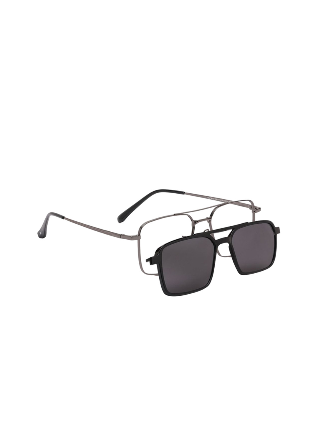 Specsmakers Unisex Clipon Rectangle Sunglasses FMFGMSGM55HAP5107A2