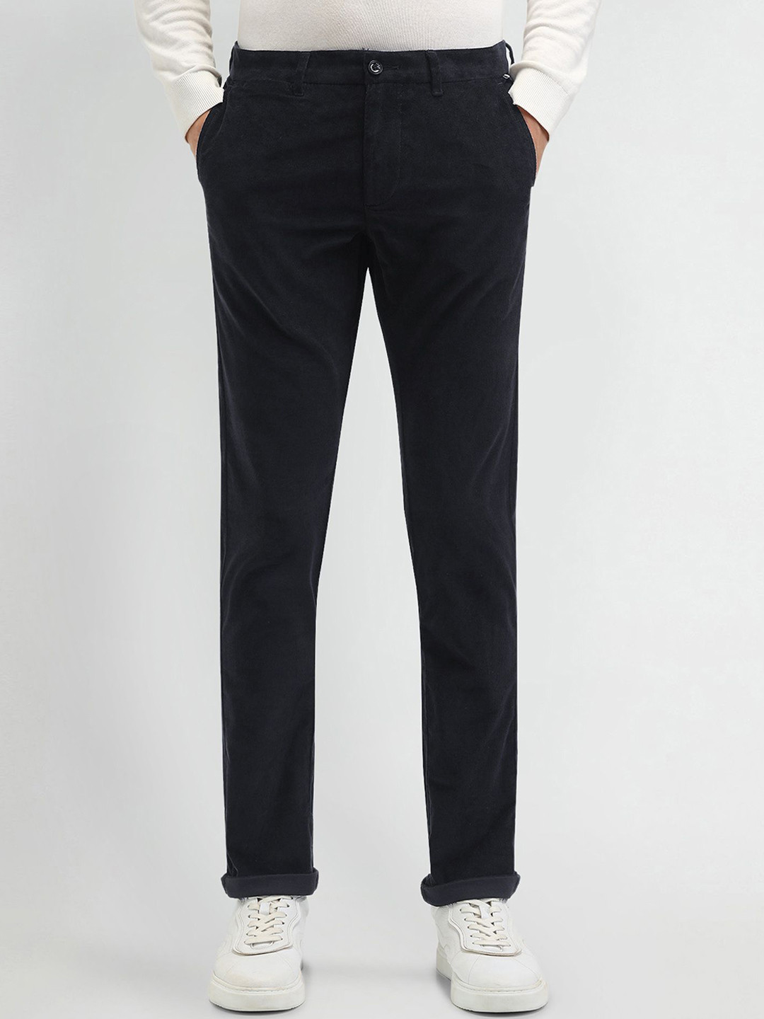 Arrow Sport Men Urban Slim Fit Corduroy Chinos Trousers
