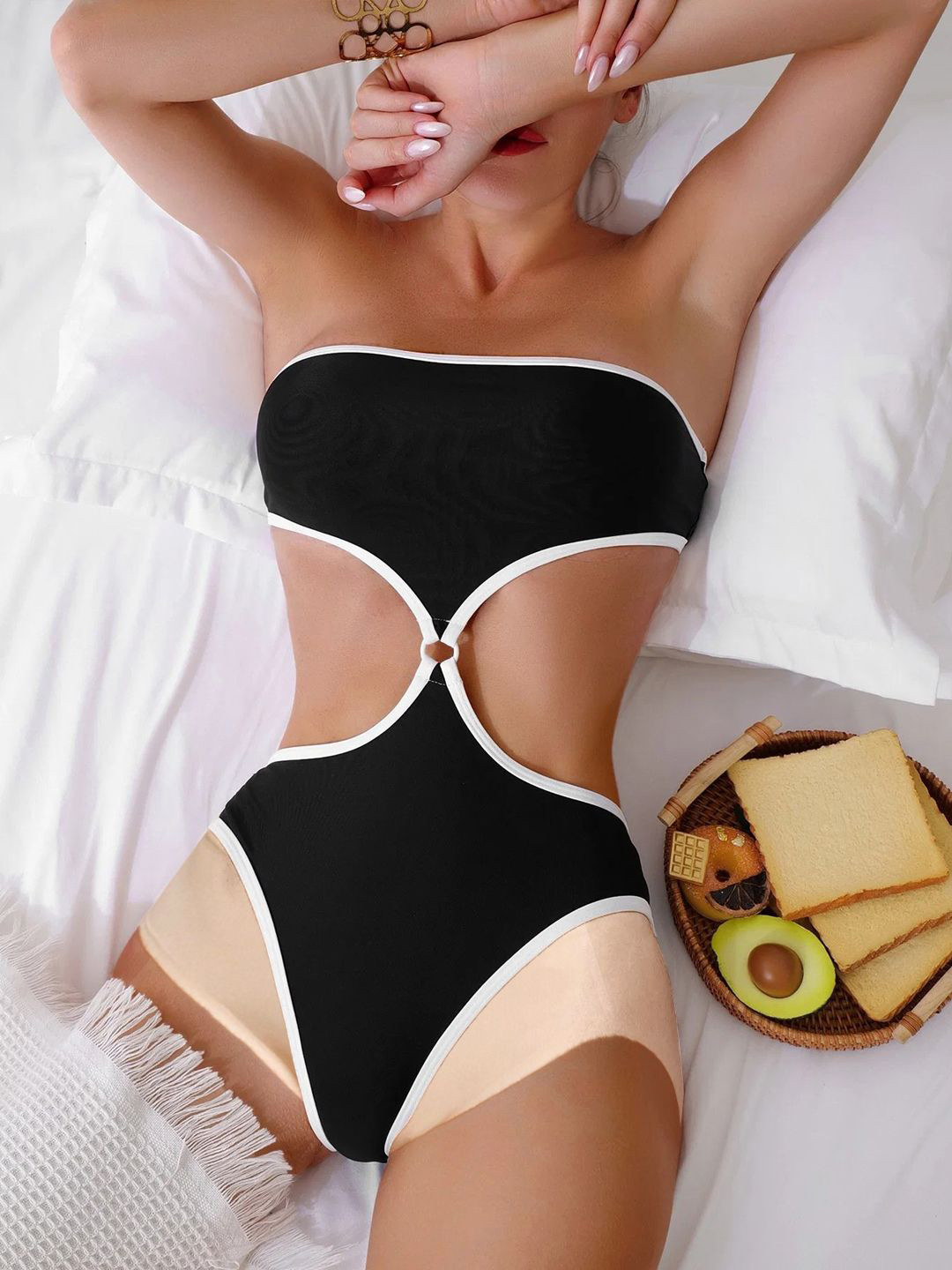 VAGHBHATT Strapless Cotton Baby Doll