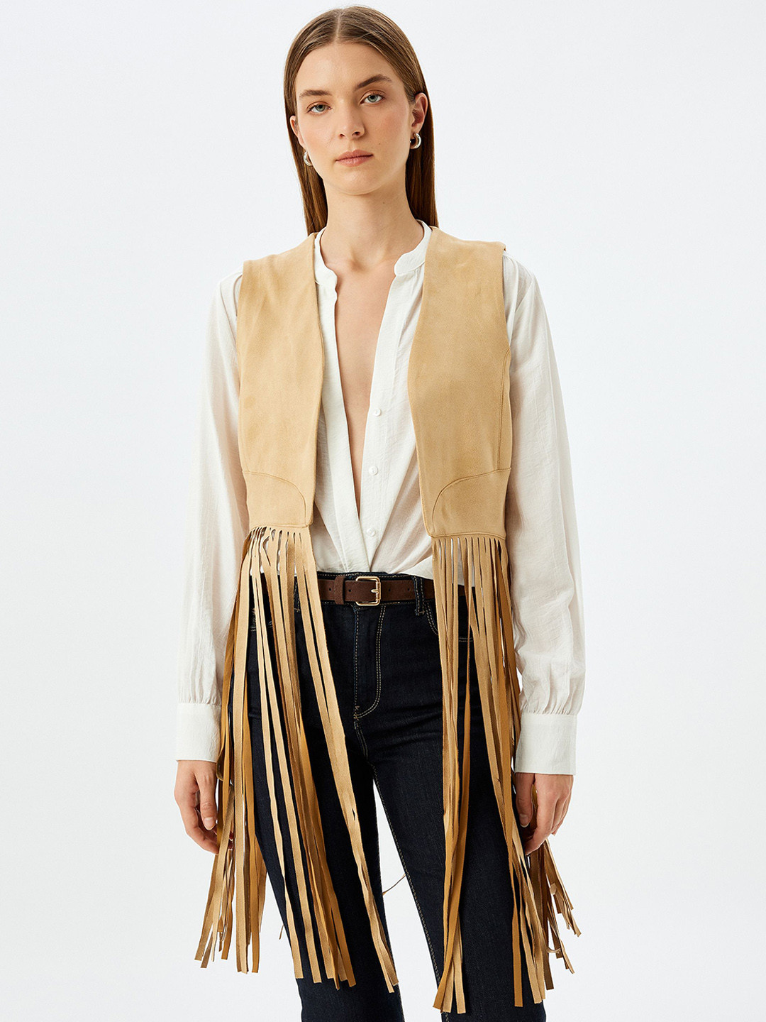 Koton Front-Open Waistcoat