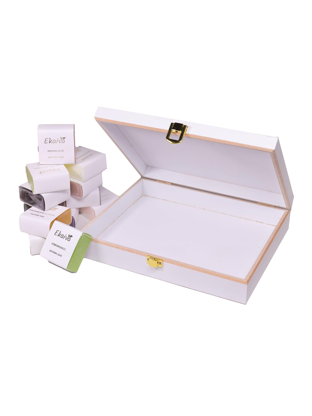 EKAIVA ORGANICS Set Of 12 Ammonia-Free Brightening Bathing Bars - 50 g Each