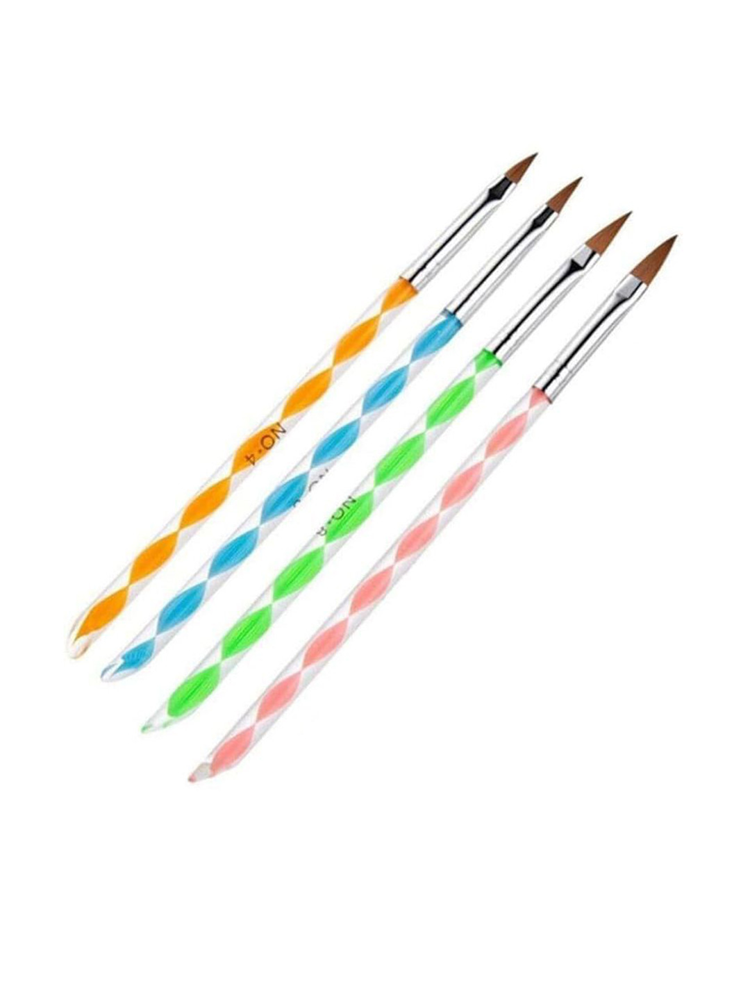 Scheibe Set Of 4 Nail Art Brushes
