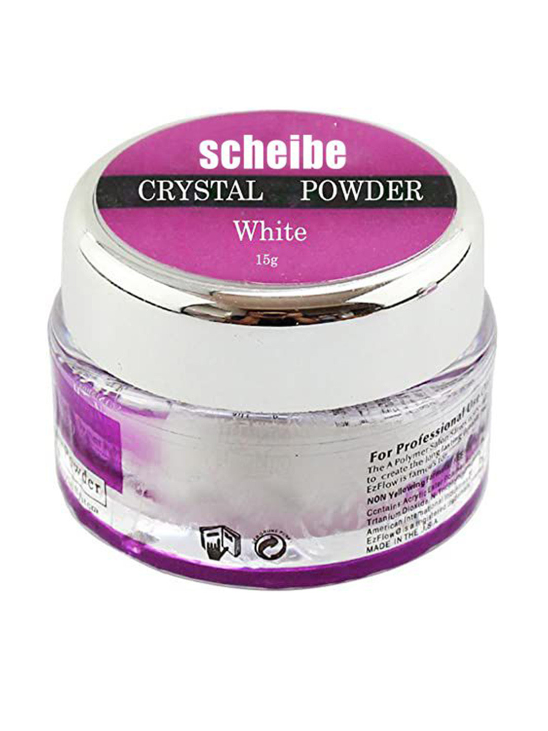 Scheibe Crystal Powder For Nail Art - 15 g - White