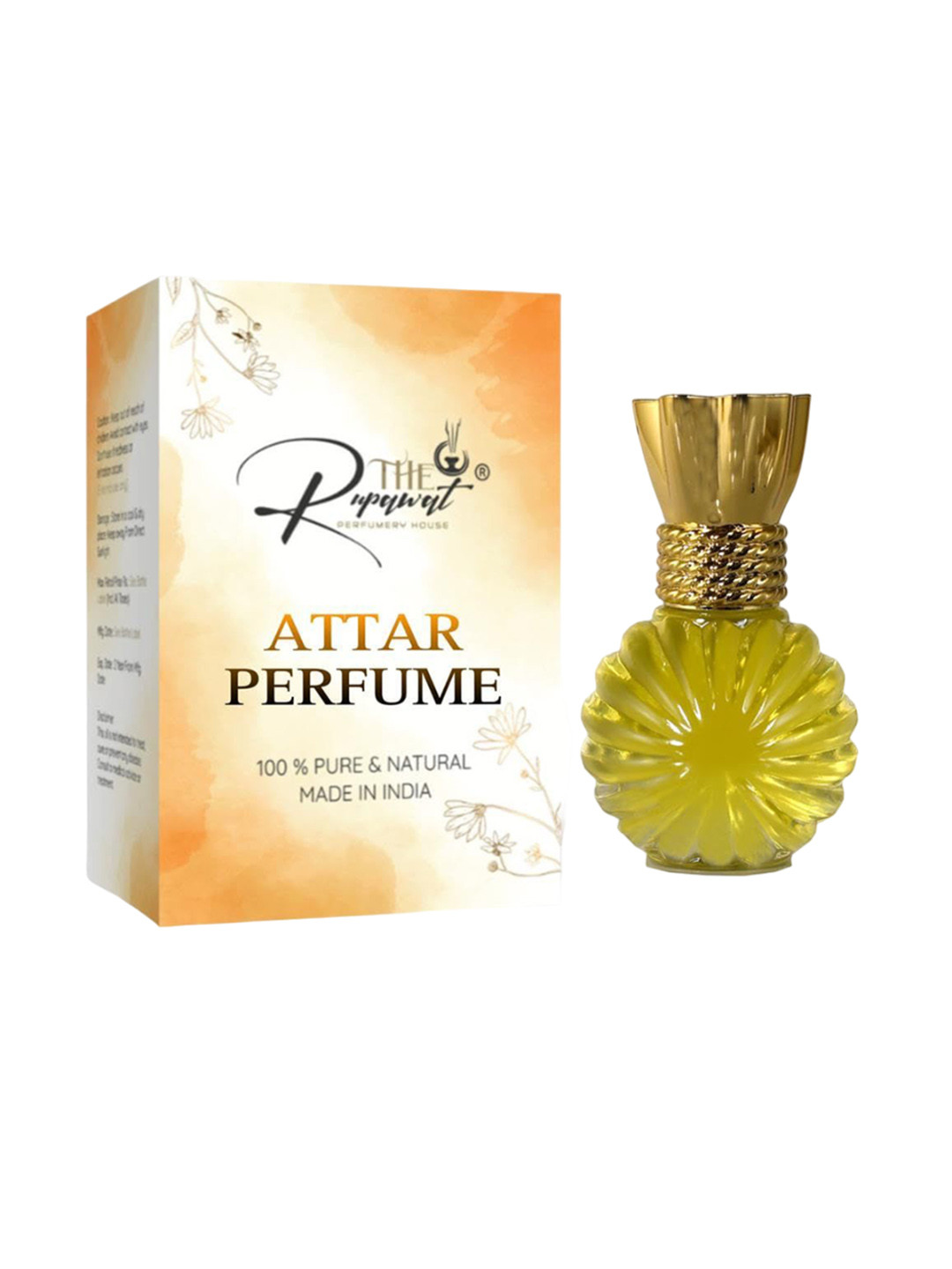 THE RUPAWAT Perfumery House Al Zaffrano 100% Natural & Pure Alcohol Free Attar - 12 ml