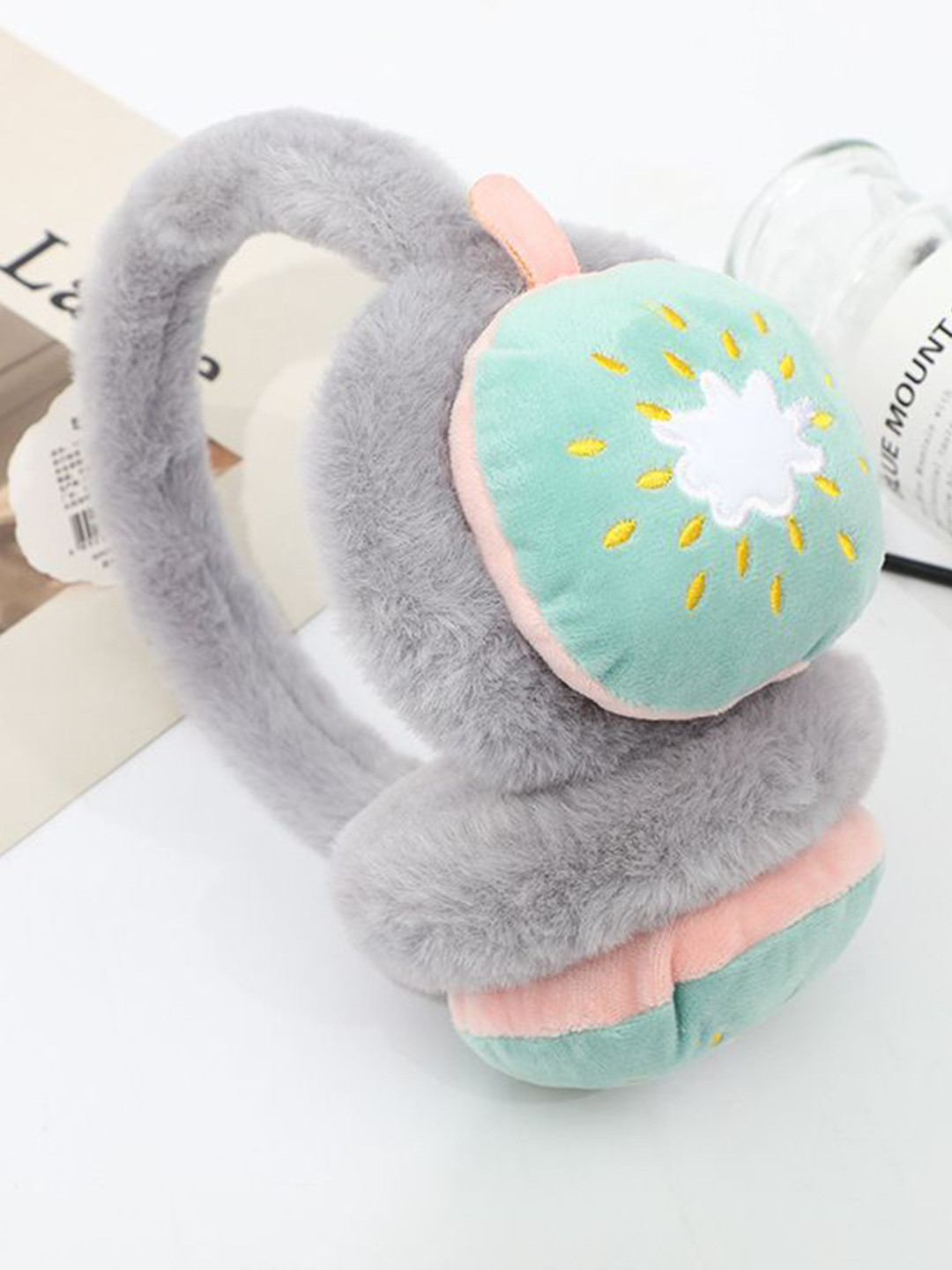 Alexvyan Women Winter Soft Fur Foldable Bandana Headband