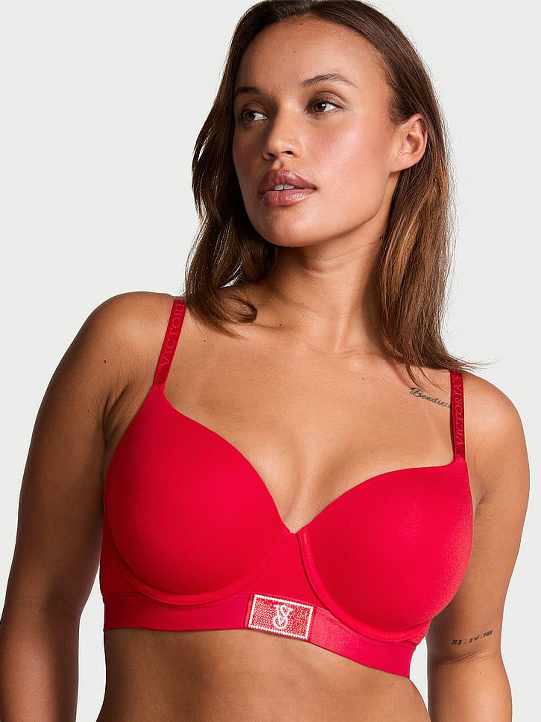 Victoria's Secret The T-shirt Shine Patch Lightly Lined Demi Bra