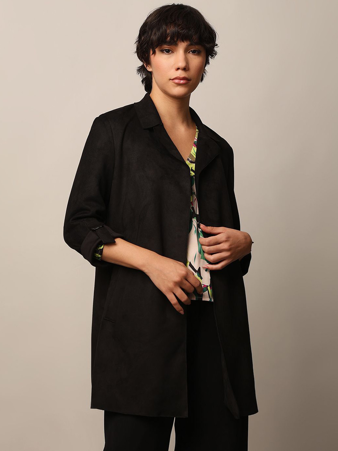 ONLY Women Front Open Parka Coat