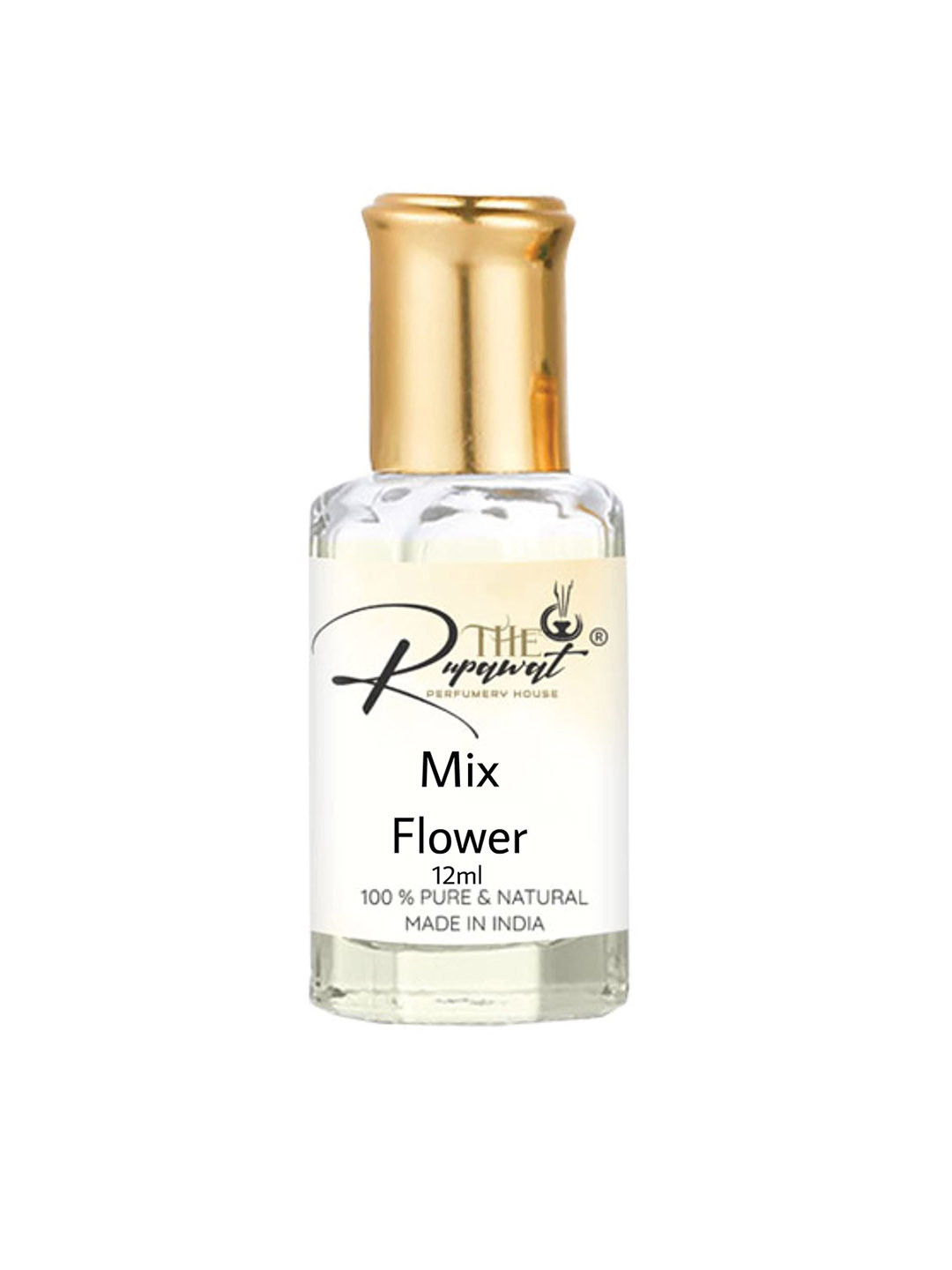 THE RUPAWAT Perfumery House Mix Flower Natural & Pure Alcohol Free Attar - 12 ml