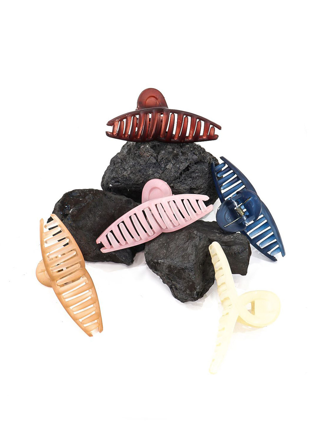 KRENOZ Women Set of 5 Claw Clip