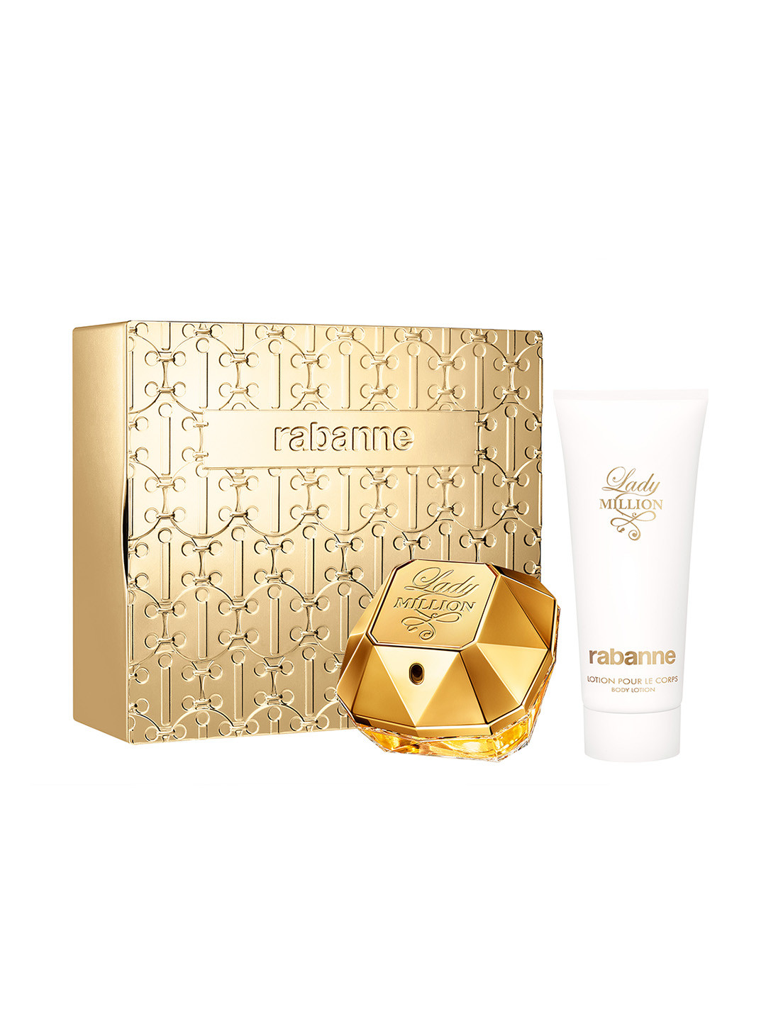 Paco Rabanne Lady Million Eau De Parfum 80ml & Body Lotion 100ml Combo