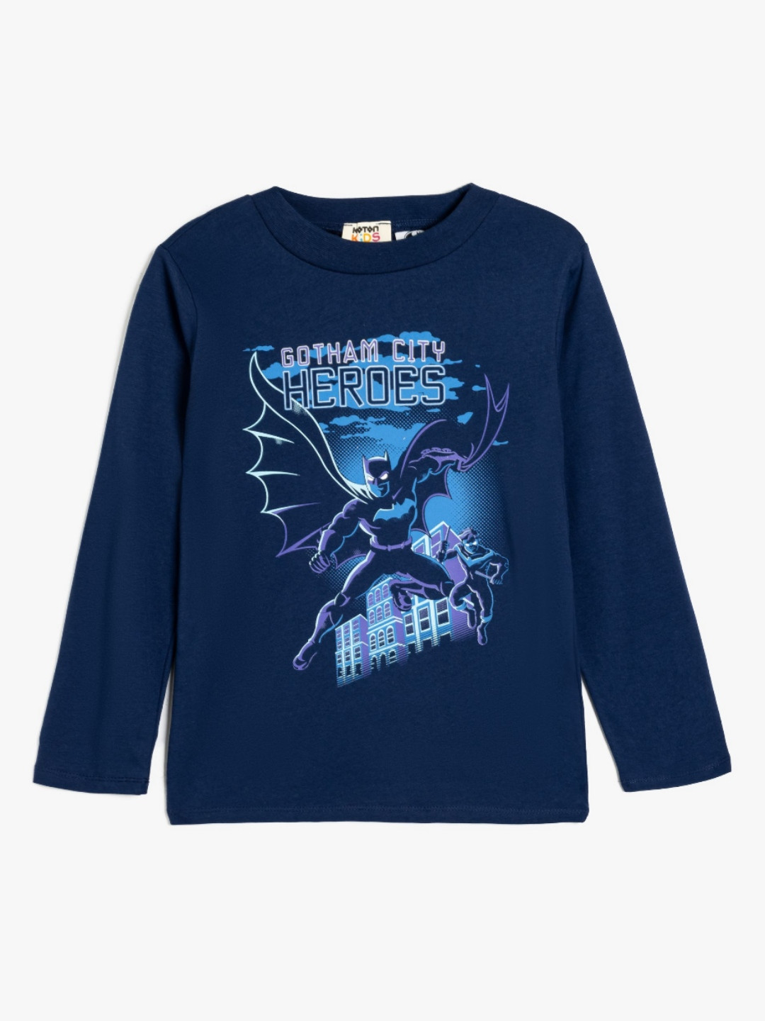 Koton Boys Graphic Printed Round Neck Cotton Batman T-shirt