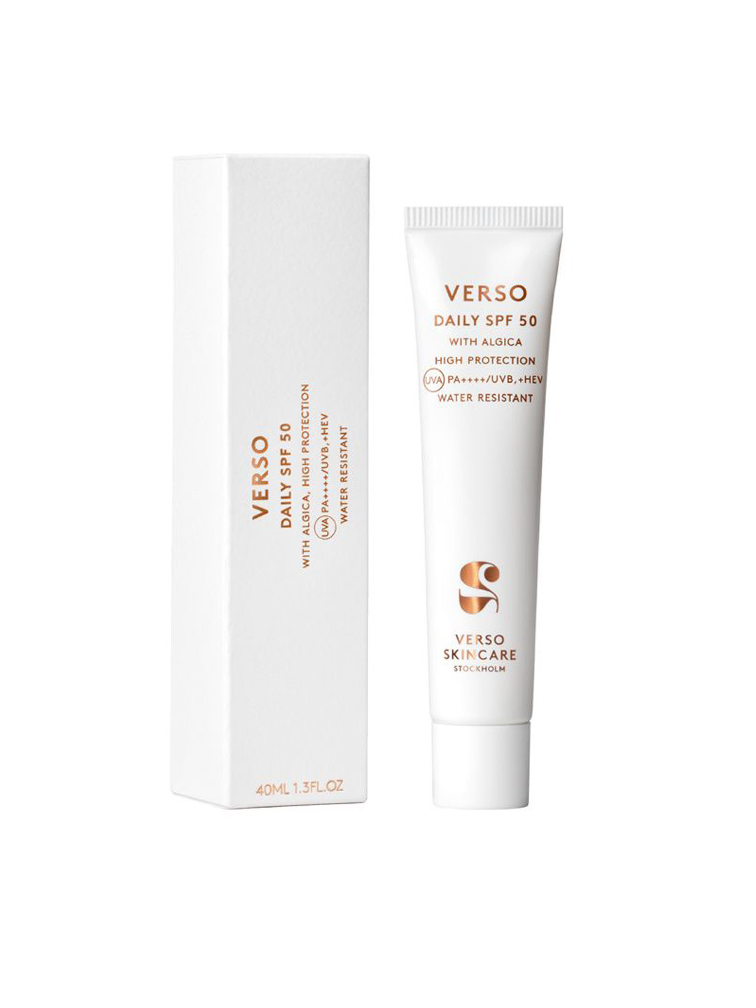 VERSO Daily SPF 50 Water Resistant Cream - 40 ml