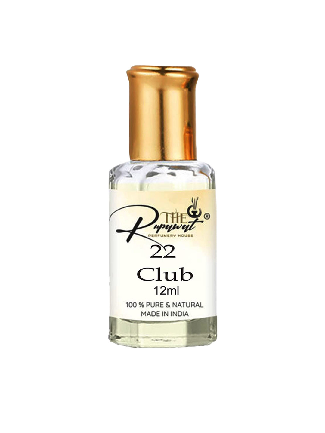 THE RUPAWAT Perfumery House 22 Club Alcohol Free Long Lasting Natural Attar - 12 ml