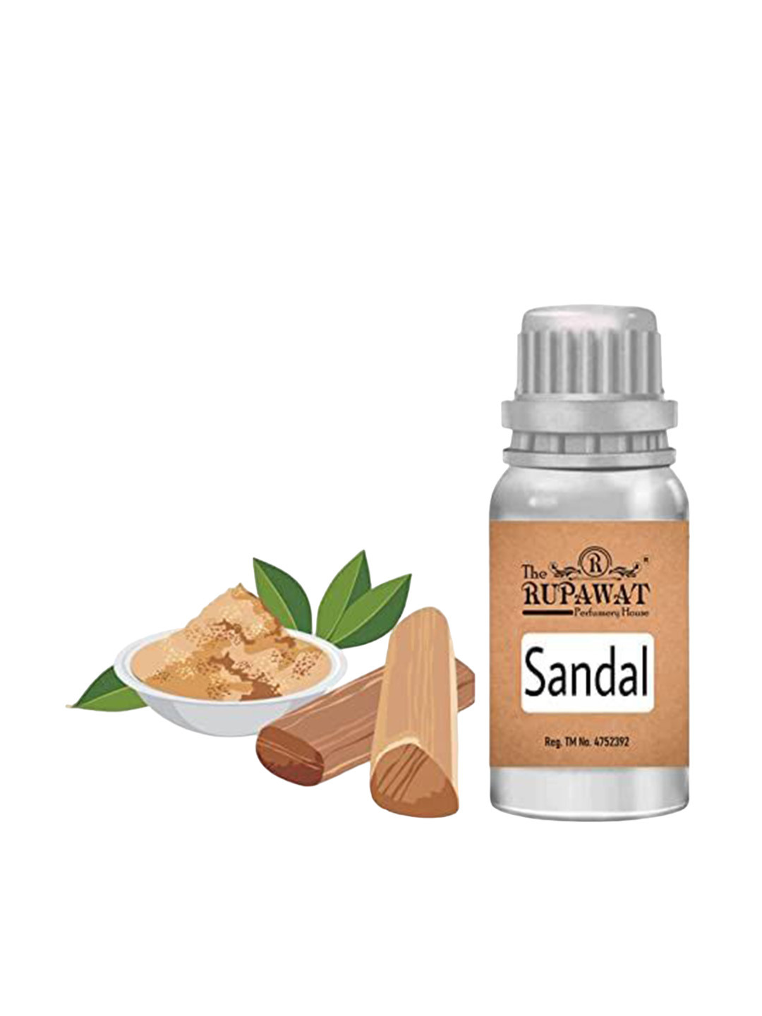 THE RUPAWAT Perfumery House Sandal Roll On Attar- 25 ml