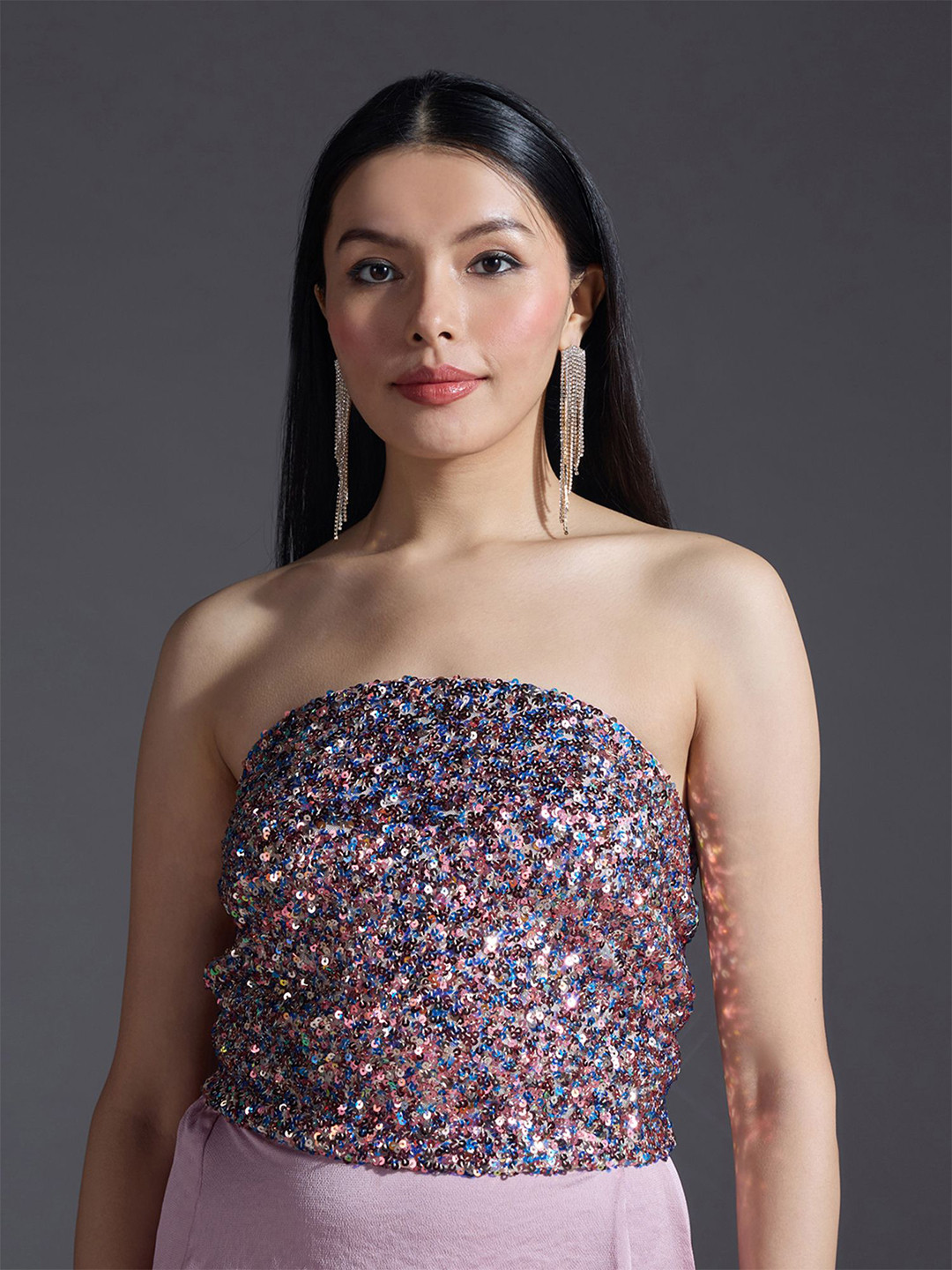 20Dresses Women Sequin Embellished Tube Top