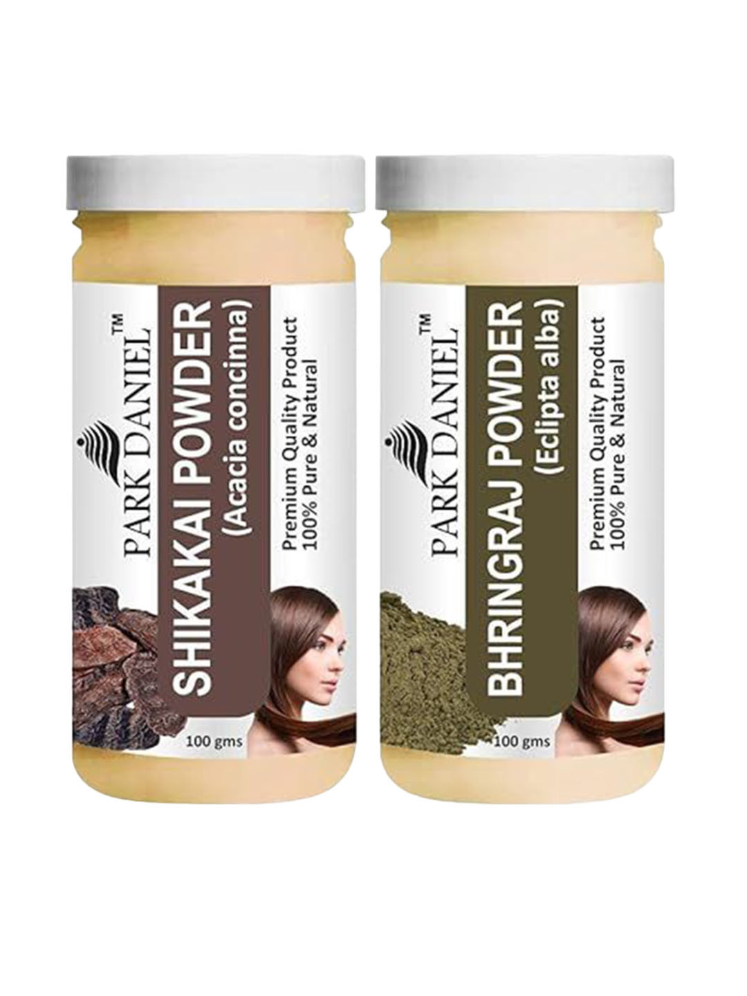 Park Daniel Set Of 2 Shikakai & Bhringraj Powder Hair Mask - 100 g Each