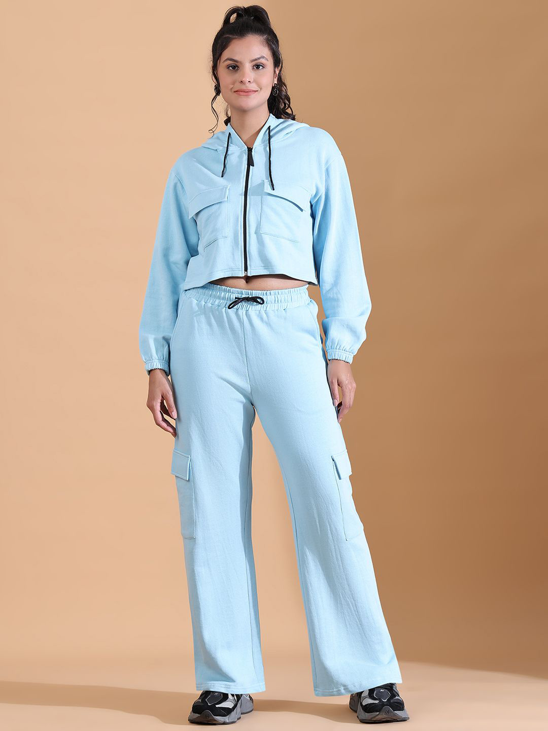 Aesthetic Bodies Hooded Long Sleeves Sweatshirt with Trouser