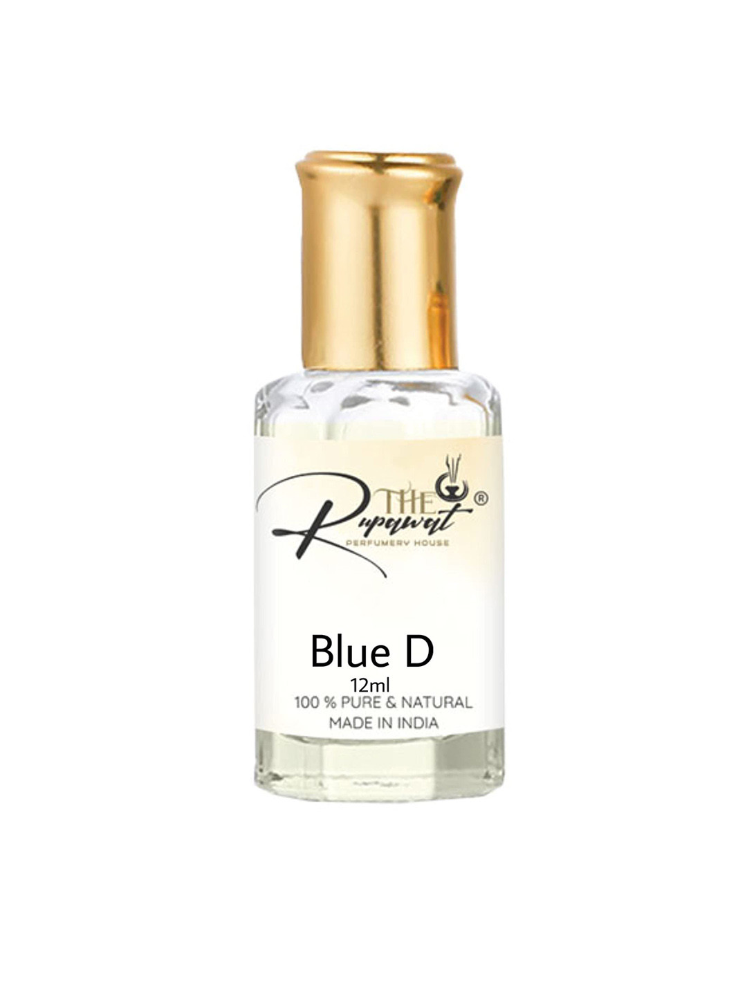 THE RUPAWAT Perfumery House Blue D Natural & Pure Alcohol Free Attar - 12 ml