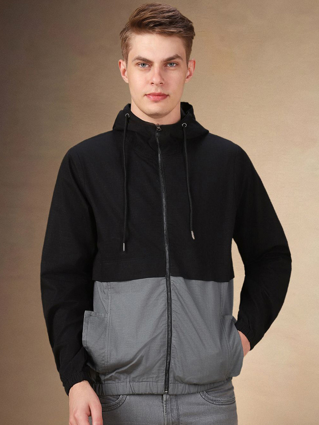 Dennis Lingo Men Colourblocked Sporty Jacket