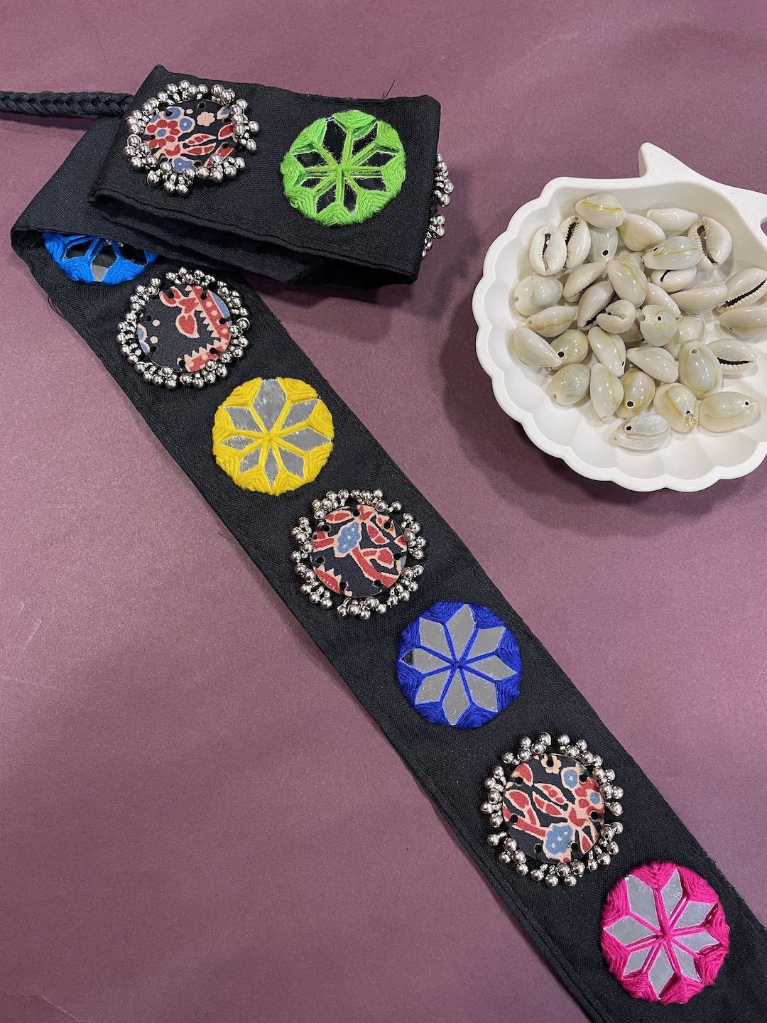 Digital Dress Room Embroidered Waist Chain Saree Accessories