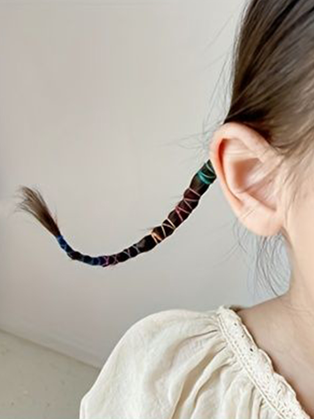 LYTIX Girls Set Of 500 Elastic Hair Ties- Assorted