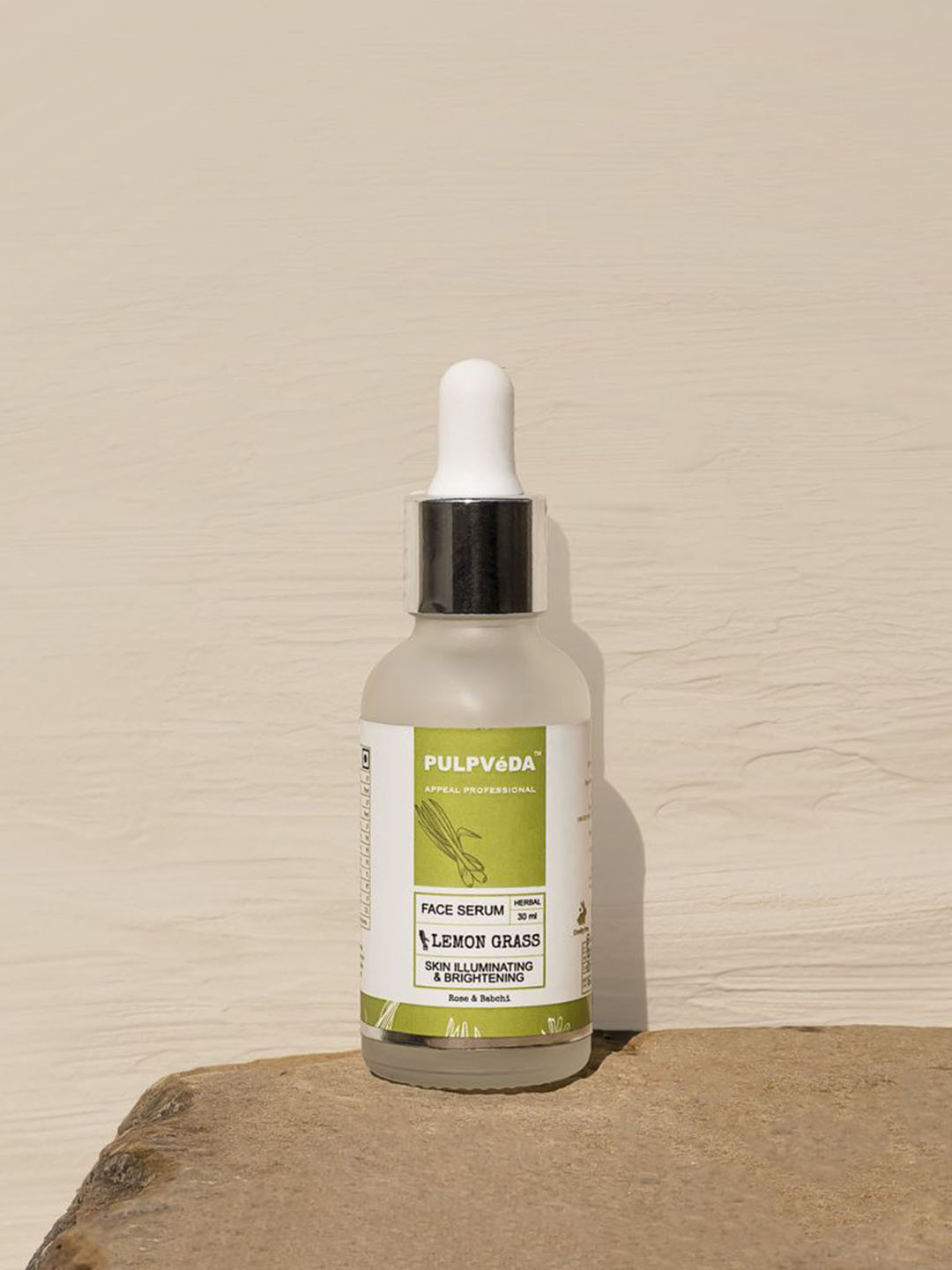 Pulpveda Lemon Grass Skin Illuminating Face Serum With Rose - 30 ml