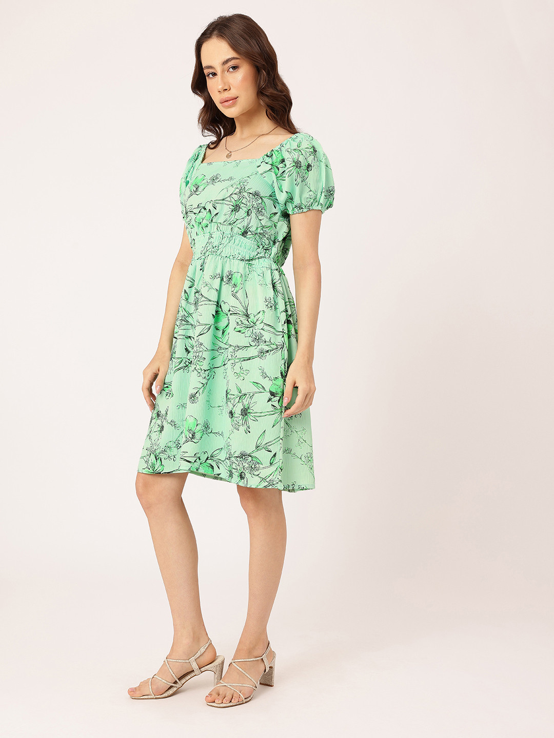 DressBerry Smocked A-line Dress