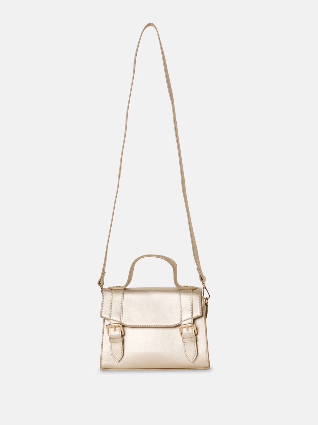 White Lily PU Handheld Bag