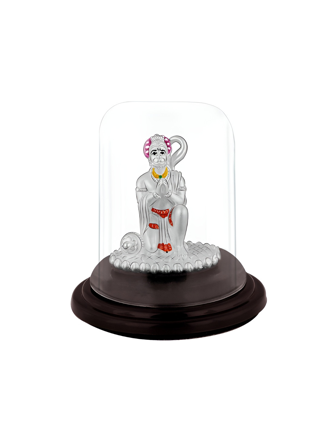 GIVA Lord Balaji Silver Matte Prayer Room Medium Showpiece - 3.4 Inches