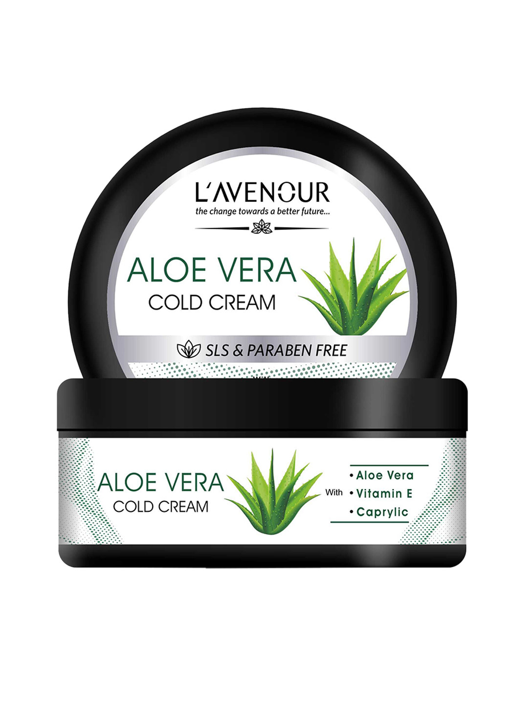 L'AVENOUR Set Of 2 Aloe Vera Deep Moisturization Cold Cream For Dry Skin - 100 ml Each