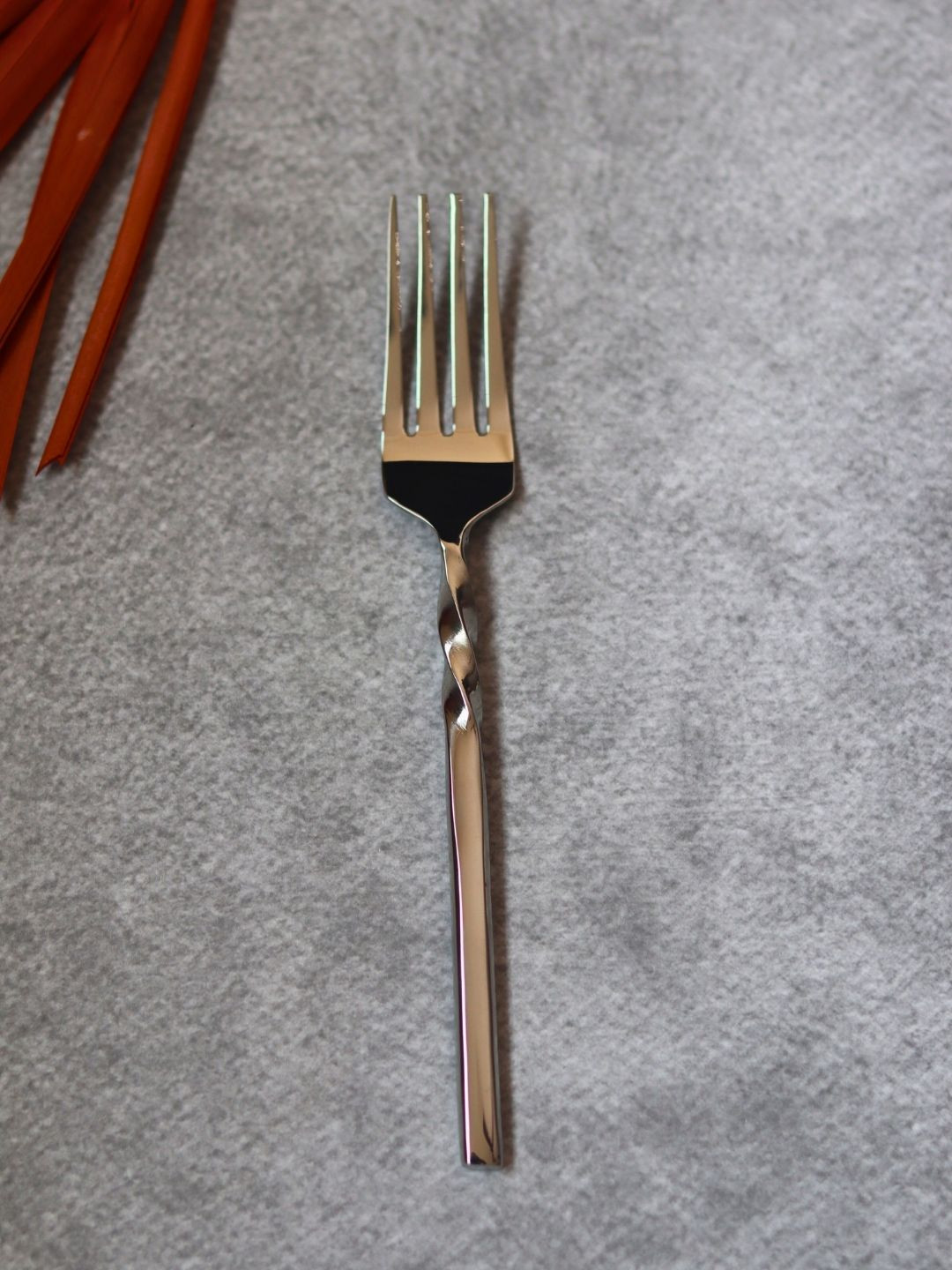 WEAVING HOMES Stainless Steel Twisted Fork