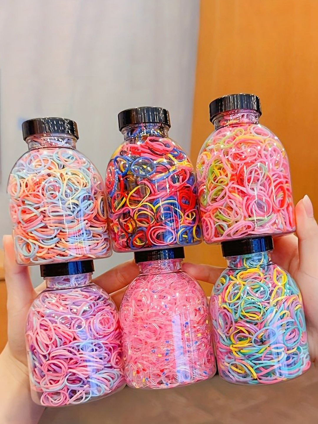 LYTIX Set Of 500 Assorted Ponytail Holders