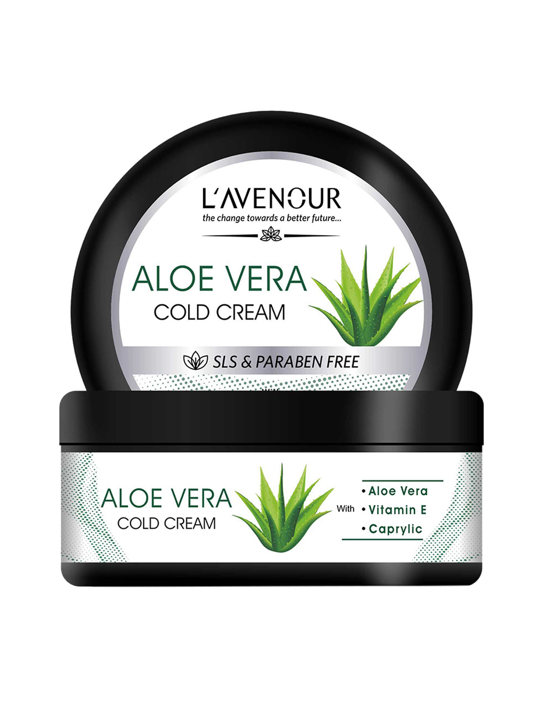 L'AVENOUR Set Of 3 Aloe Vera Deep Moisturization Cold Cream For Dry Skin - 100 ml Each