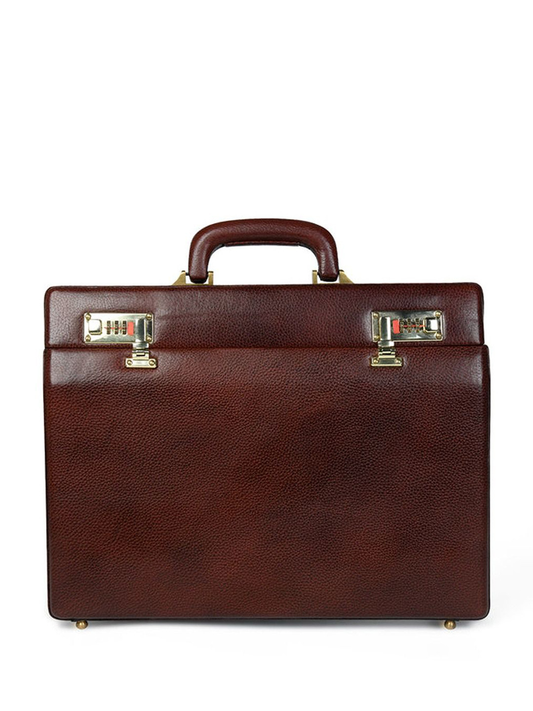 MaheTri Unisex Rich Brown Office Suitcase