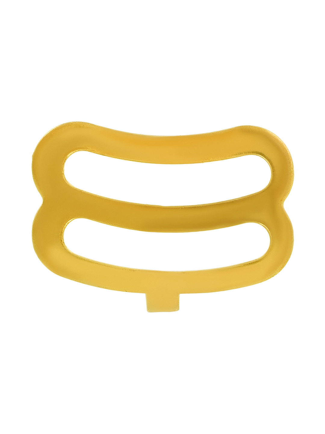 MEMOIR Yellow Brass Pooja Tripund Teeka Tilak Applicator Tool