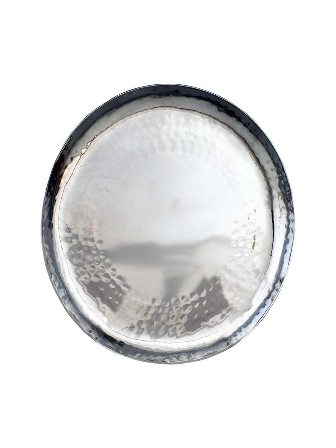 smart serve Stainless Steel 6 Pieces Dishwasher Safe Plates