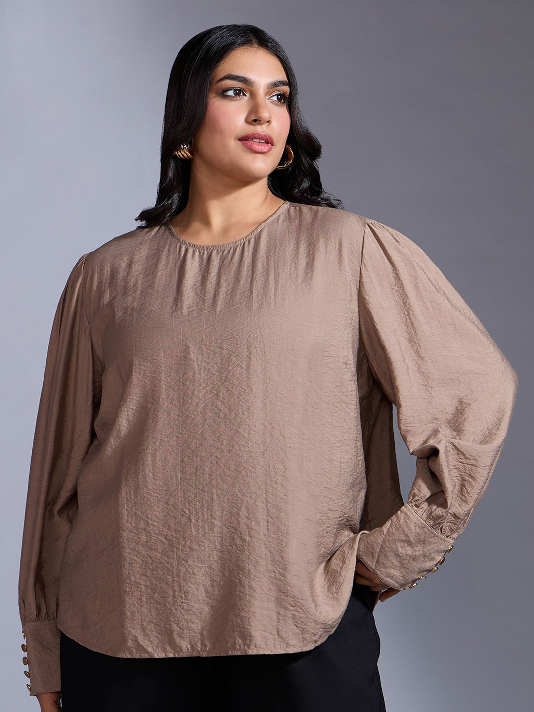 20Dresses Round Neck Plus Size Top