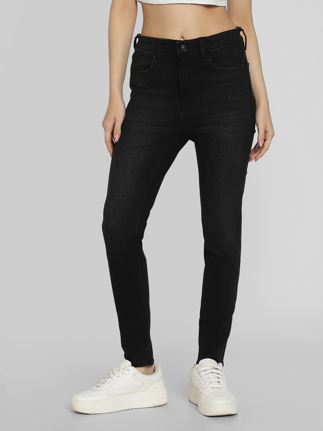 AMERICAN EAGLE OUTFITTERS Women Skinny Fit High-Rise Stretchable Jeans
